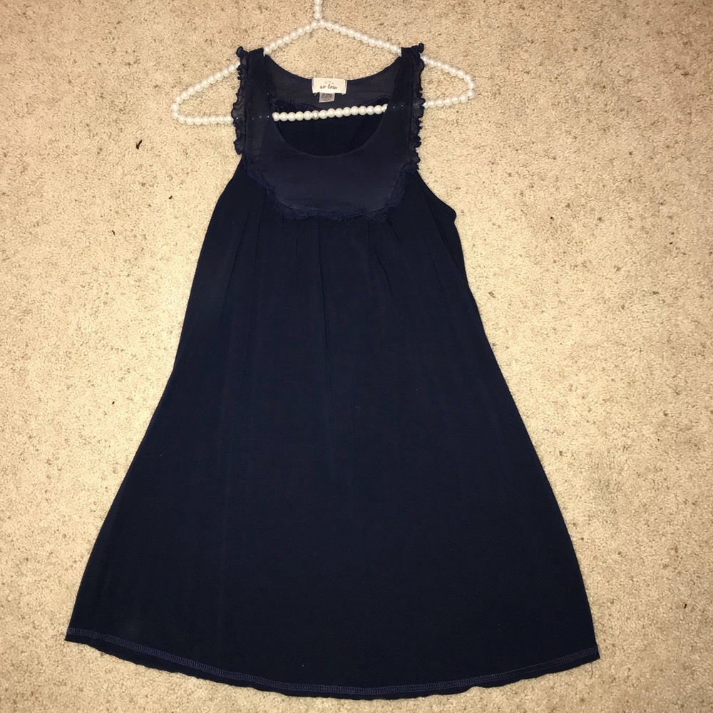 So Low Navy Sleeveless Dress - XS